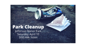 Jefferson Manor Park Cleanup @ Jefferson Manor Park