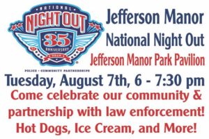 National Night Out at Jefferson Manor Park @ Jefferson Manor Park | Alexandria | Virginia | United States