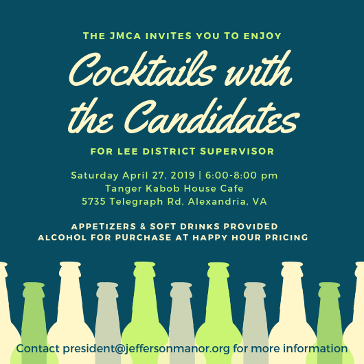 Cocktails with the Lee District Supervisor Candidates