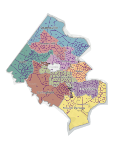 District Map of Fairfax County